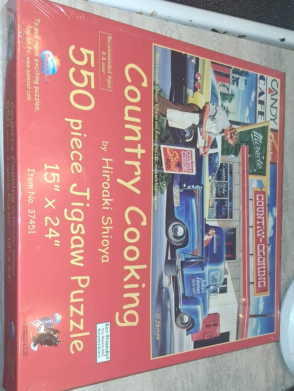 SunsOut Country Cooking 550-Piece Puzzle